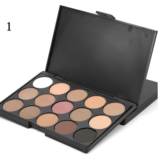 15-Color Smoky Eyeshadow Palette