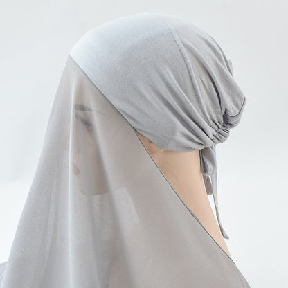 Sunscreen Veil Malaysian Hijab Middle East Adjustable Hat