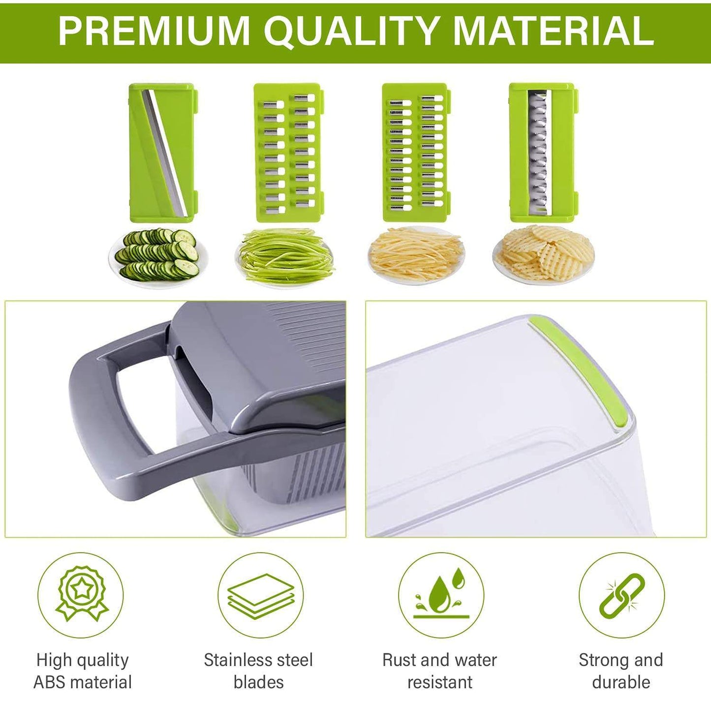 12-in-1 Manual Vegetable Chopper